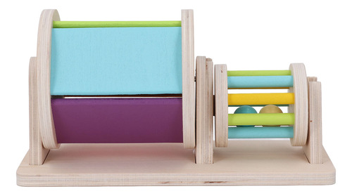 Tambor Rodante, De Madera, Color, Cognición Sensorial, Educa