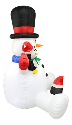 Muñeco De Nieve Inflable De Navidad Juguete De Valla