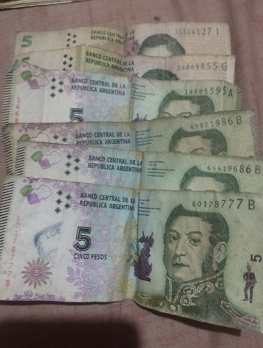 Vendo Billetes De 5 