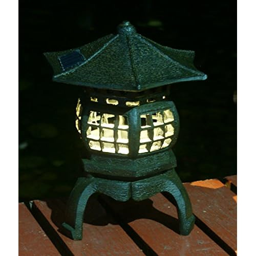 Linterna Japonesa De 12  De Altura, Lámpara Solar Jard...