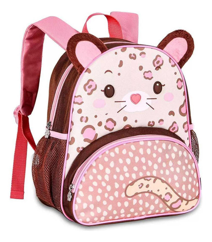 Mochila Pets Feminina Inf.bichinhos Zoo Escolar Animais Sort