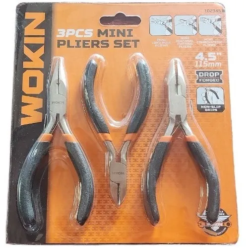 comprar Juego Alicate, Pinza, Cortadora 4.5puLG.