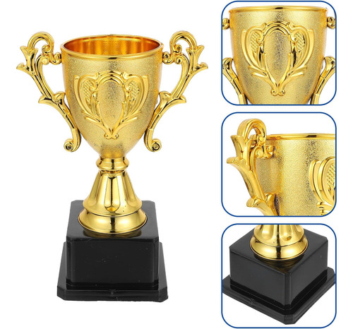 Copa De Trofeo De Plástico Dorado Trofeos De De Copa...