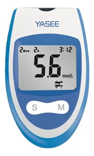 Glucometro Digital Yasee Kit 50+50 Tiras Puntas Medidor Gluc