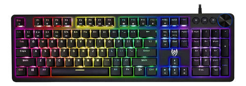 Blackmore Nocturna Wired Mechanical Gaming Keyboard Rgb Blue