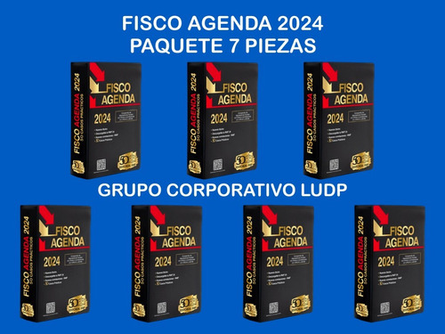 Fisco Agenda 2024 (7 Piezas) Precio Especial Para Mayoristas