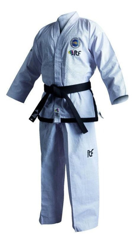 Dobok Itf adidas Champion Black Belt Taekwondo Uniforme