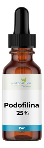 Podofilina® 25% Removedor Verrugas Hpv 15ml Manipulação Fragrância Neutra