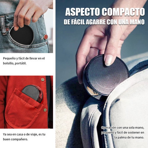 Mini Altavoz Portátil Inalámbrico Bajo Tws Bluetooth Altavoz