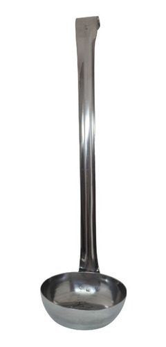 Imagen 6 de 10 de Cucharon Gastronomico N°12 46 Cm Largo Acero Inox Salsero