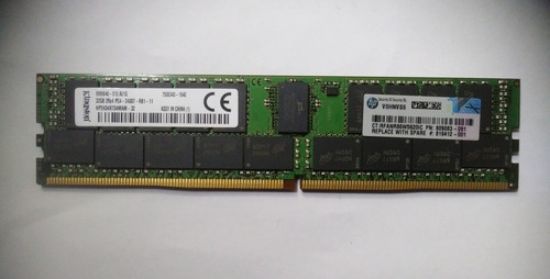 Memória Kingston Pc4-2400t 32gb Eccreg Ddr4 Hp24d4r7d4mam-32 (Usado)