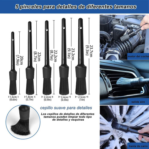 26 Piezas Kit De Limpieza Para Auto.kit Para Lavar Auto Con