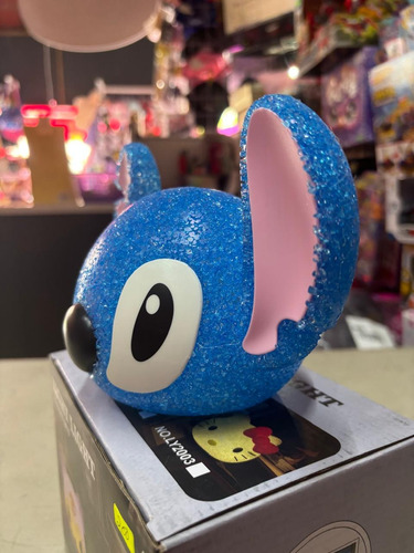 Lámpara De Escritorio Stitch Goma Azul Claro Azul
