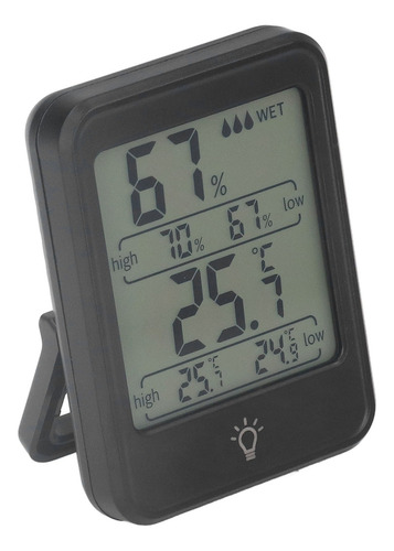H Mini Termómetro Higrómetro Con Pantalla Lcd