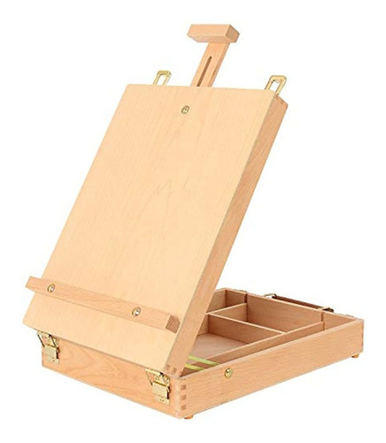 Caja De Almacenamiento De Pintura De Caballete De Arte