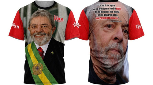 Imagem 3 de 3 de Lula - Presidente - Camiseta - Pt - Envio Imediato