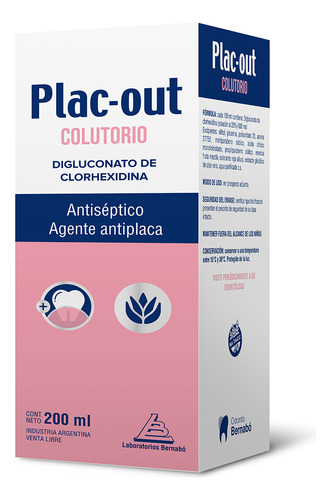 Antiséptico Bucal Bactericida Plac Out Colutorio 200ml