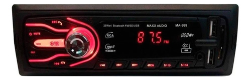 Som automotivo Maxx Audio MA-999: USB, bluetooth, leitor SD