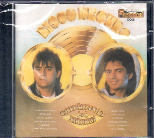 Cd Chitãozinho E Xororó Disco De Ouro - Novo Lacrado Raro