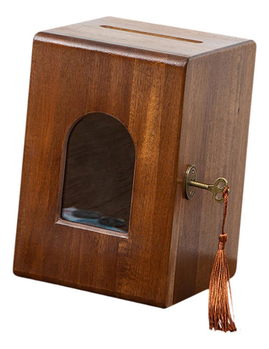 Hucha Caja De Almacenamiento De Dinero Con Cerradura Y