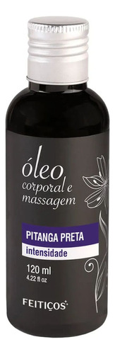  Óleo De Massagem Relaxante Corporal Pitanga Preta 120ml