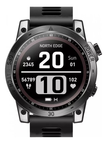 Smartwatch North Edge Crossfit 3 Gps Tela 1.46  Amoled 5atm 