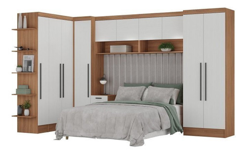 Guardo Roupa Modulado 10 Portas 6 Gavetas 7 Peças Bh