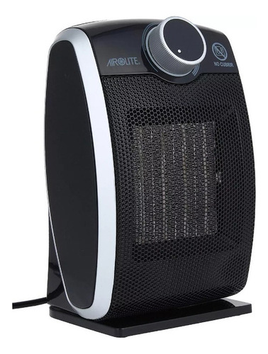 Termoventilador Vertical Ceramico Curve Black 1800w