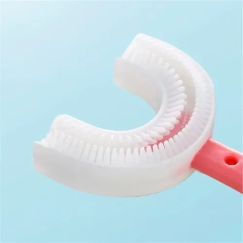 Cepillo De Dientes 1p Niños Forma De U Boca Entera Silicon F