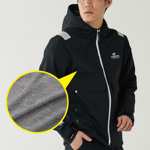 Campera Moto Rs Taichi Softshell Multi Parka Otoño-invierno
