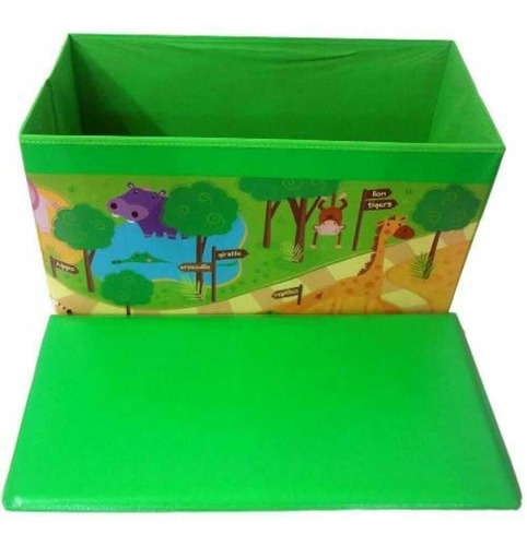 Imagem 4 de 6 de Baú Puff Infantil Porta Treco Caixa Organizadora Brinquedos