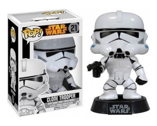 Funko Pop Star Wars Clone Trooper #21 Vaulted / Raro (Usado)