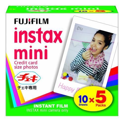 Fujifilm Instax Mini Cheki Pelicula 5 S (10 Imagene X5)