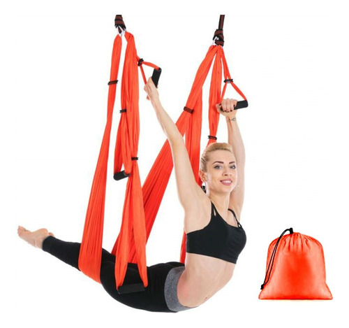 Columpio Pilates Yoga Aéreo Suspenso Balance Swing Com Bolsa