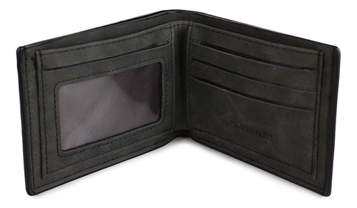 Billetera De Hombre Nick Negra Carven Paris