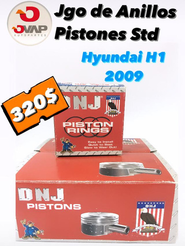 Anillos Y Pistones Std H-1 2009