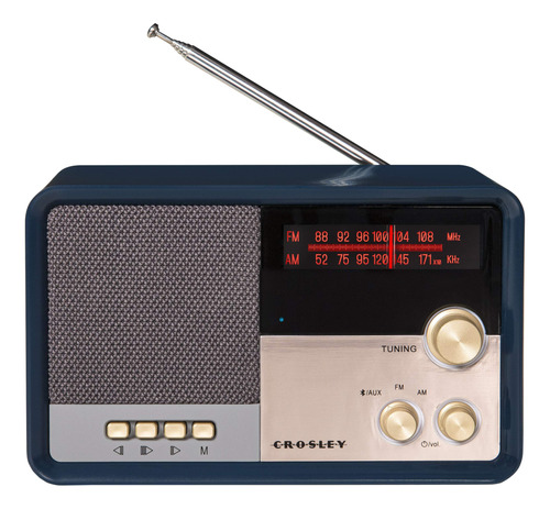 Crosley Cr3036d-nv Tribute Vintage Am/fm Radio Bluetooth, Az