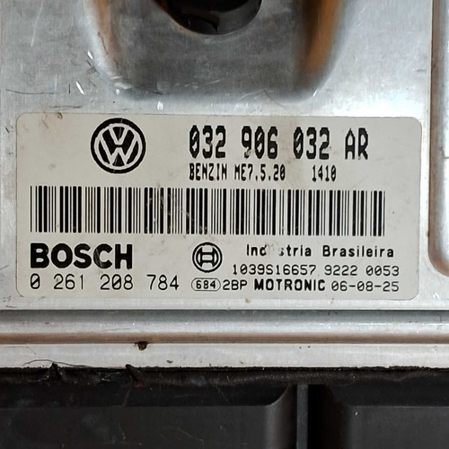 Módulo Injeção Vw 032906032ar 0261208784 (re) #16073 L (Usado)