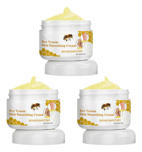 3×crema Reparadora Venas Varico Con Veneno Abeja