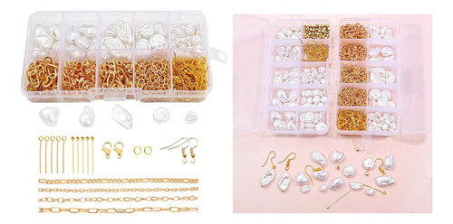 Perlas Barrocas Abs Hechas En Casa Con Agujero Conjunto 2