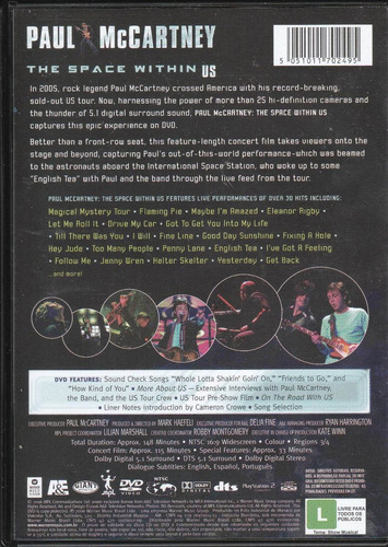 Paul Mccartney The Space Within Us