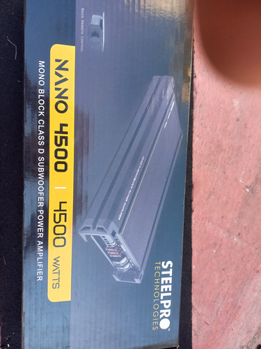 Steelpro Nano 4500 Watts Clase D Para(subwoofer) Nuevo Envio
