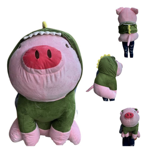 Cerdito Puerquito Disfraz Conejo Peluche Gigante 1mt