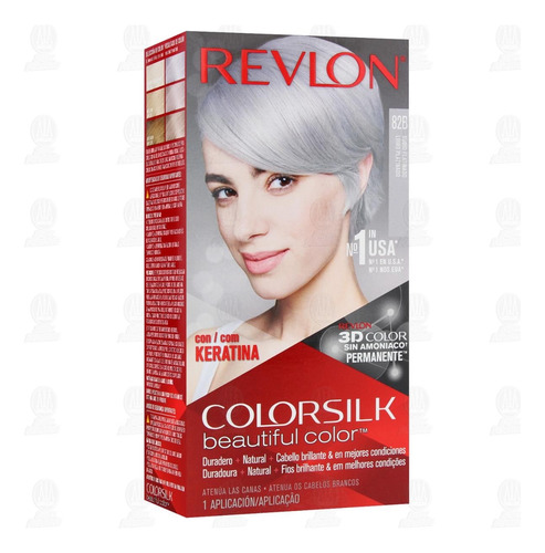 Revlon Tinte Colorsilk Color Effects Platinum Tono Plateado Plateado