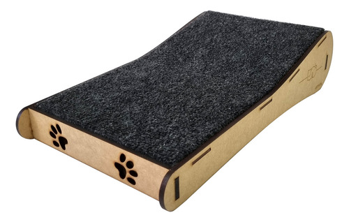 Arranhador Para Gatos Carpete Em Mdf 6mm Com Refil -artpical Cor Cru