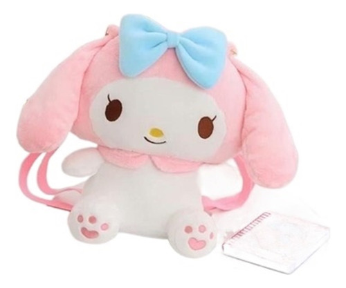 Mochila Mi De Melodía Kuromi Bolso De Peluche Cinnamoroll