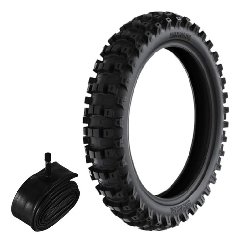 Kit Pneu Trilha Crf230 100/100-18 59m Rs47 Rinaldi + Camara