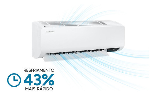 Aire acondicionado Samsung Inverter Ultra Cold 18000, dividido, color blanco