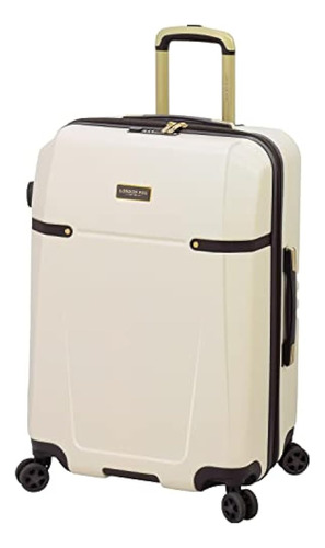 London Fog Brentwood Ii 25  Expandable Hardside Spinner, Cre