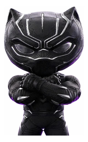 Boneco Action Figure Estatua Pantera Negra Marvel Minico